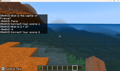 Quiz Master Trivia Game Minecraft project screenshot
