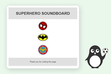 Superhero Soundboard