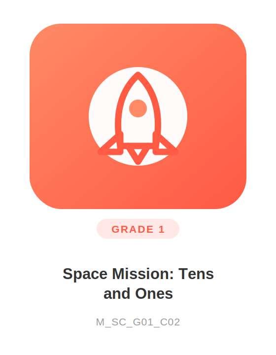 Image for Space Mission: Tens and Ones course