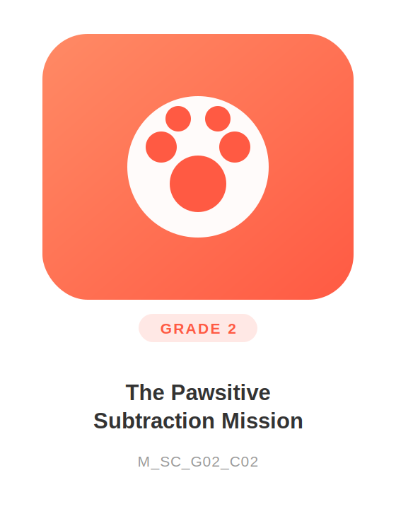 Image for The Pawsitive Subtraction Mission course