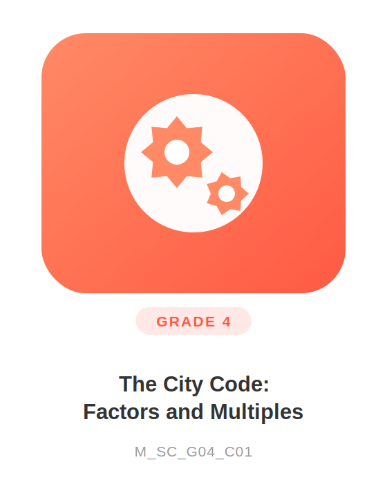 Image for The City Code: Factors and Multiples course
