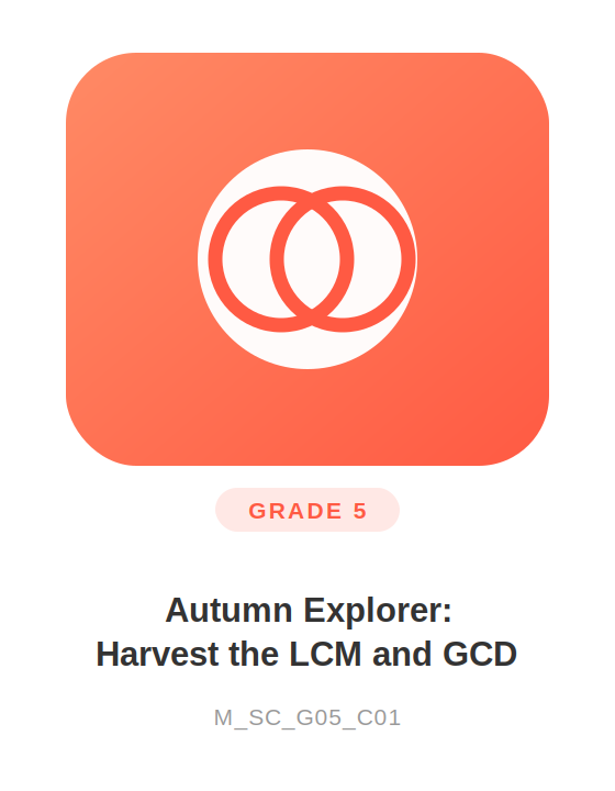 Image for Autumn Explorer: Harvest the LCM and GCD course