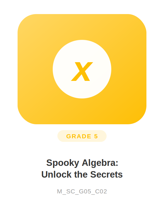Image for Spooky Algebra: Unlock the Secrets course