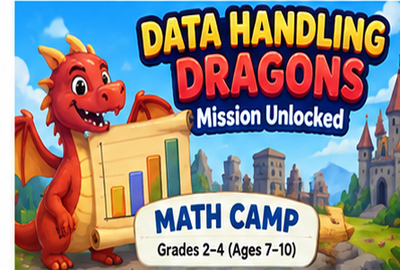 Image for Data Handling Dragons: Mission Unlocked (Math Camp) (Grades 2–4) (7 classes) course