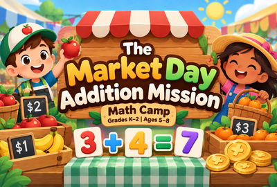 Image for The Market Day Addition Mission (Math Camp) (Grades K–2) (8 classes) course
