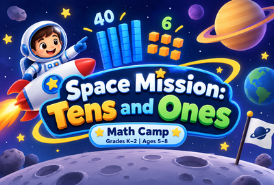 Image for Space Mission: Tens and Ones (Math Camp) (Grades K–2) (7 classes) course