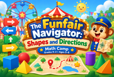 Image for The Funfair Navigator: Shapes and Directions (Math Camp) (Grades K–2) (8 classes) course