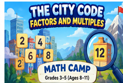 Image for The City Code: Factors and Multiples (Math Camp) (Grades 3–5) (7 classes) course