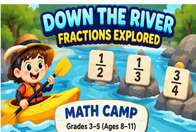 Image for Down the River: Fractions Explored (Math Camp) (Grades 3–5) (6 classes) course