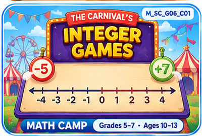 Image for The Carnival's Integer Games (Math Camp) (Grades 5–7) (8 classes) course