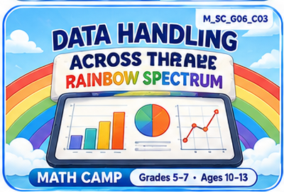 Image for Data Handling Across the Rainbow Spectrum (Math Camp) (Grades 5–7) (7 classes) course