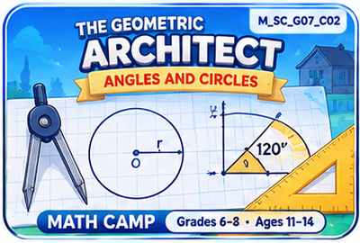 Image for The Geometric Architect: Angles and Circles (Math Camp) (Grades 6–8) (8 classes) course