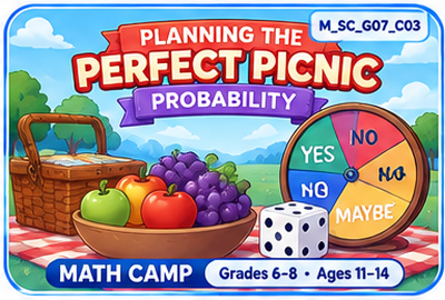 Image for Planning the Perfect Picnic: Probability (Math Camp) (Grades 6–8) (8 classes) course