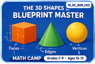Image for The 3D Shapes Blueprint Master (Math Camp) (Grades 7–9) (8 classes) course