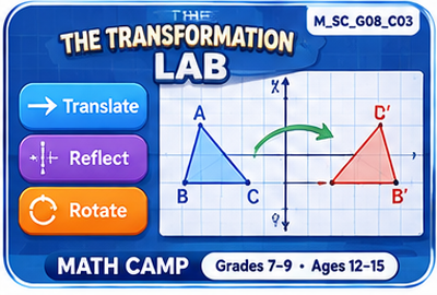 Image for The Transformation Lab (Math Camp) (Grades 7–9) (7 classes) course